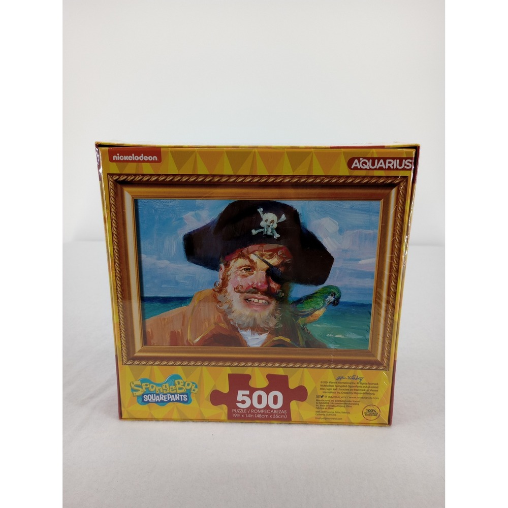 Aquarius Jigsaw Puzzle 500 Piece Multicolor SpongeBob Painty the Pirate